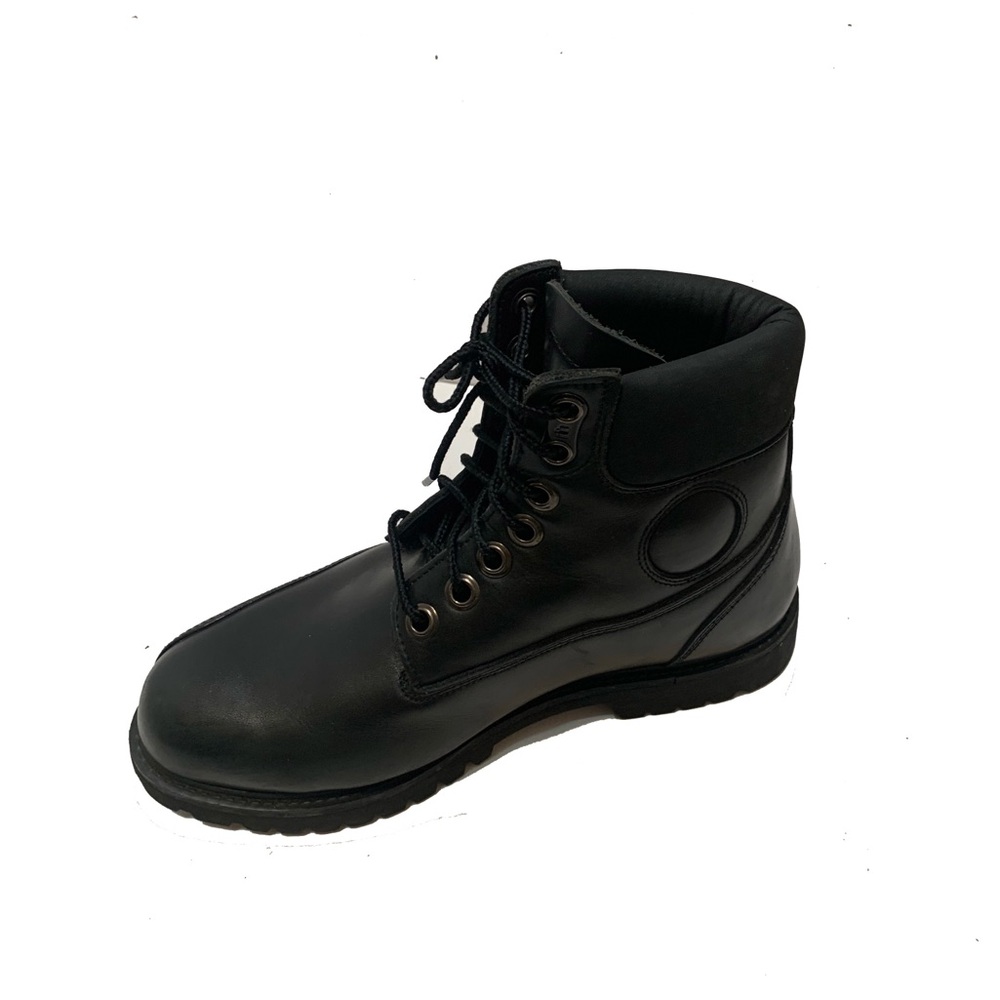 9.5 / Icon Men's Black Leather Boots - Picture 4 of 6